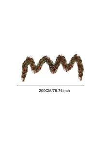 1pc Christmas Tinsel Twist Garland - Multicolor - View 4