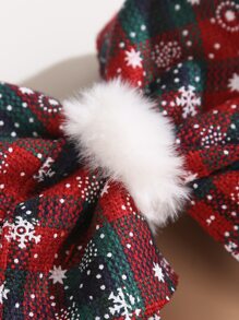 聖誕蝴蝶結裝飾鴨嘴夾 - 彩色 - 查看 3