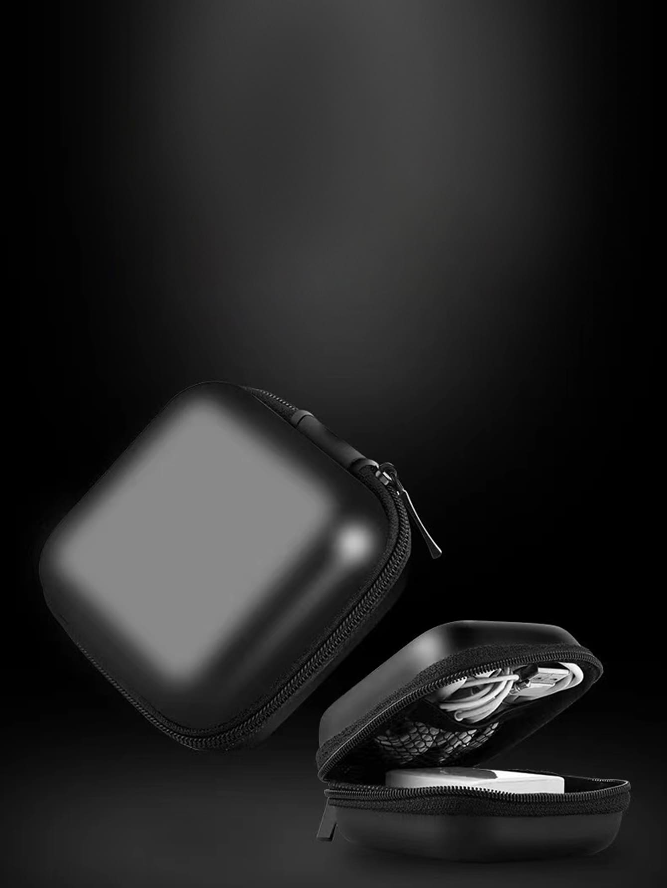 1 túi lưu trữ cáp dữ liệu - màu đen - Xem 2