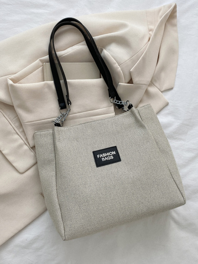 時尚、簡約、休閒、百搭、大容量肩包,適用於女孩、少女