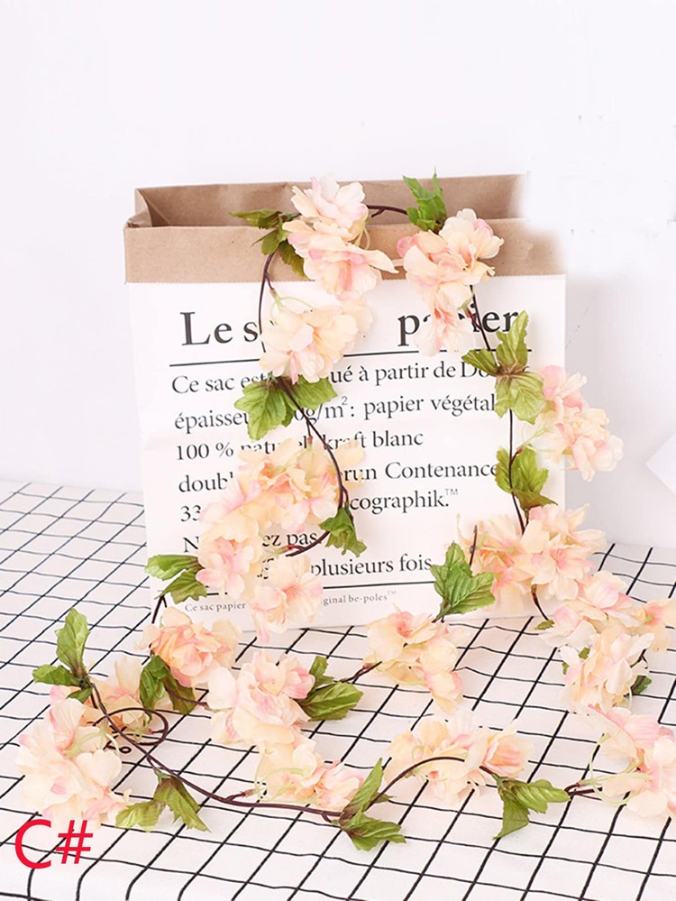 1 hoa nhân tạo trang trí Vine - Nhiều màu - Xem 5