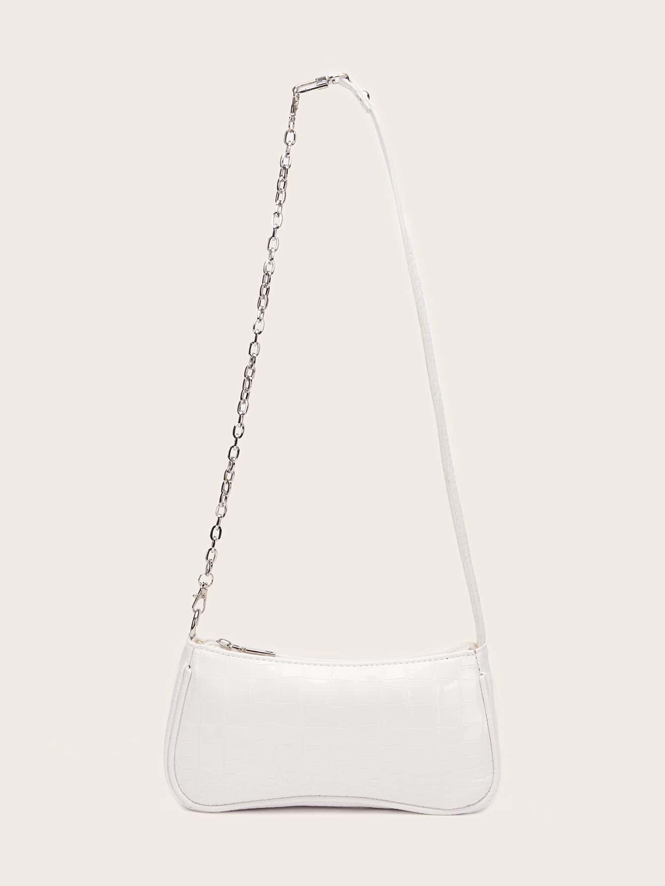 Lightweight,Business Casual Crocodile Embossed Bag For Teen Girls Women College Students,Rookies & White-Collar Workers Perfect For Office,College,Work ,Business,Commute,Outdoors, Travel, Outings, Cream Bag