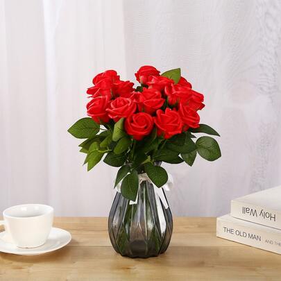 1branch Artificial Rose