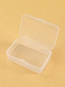 透明塑料收纳盒套装耐用且可堆叠，非常适合纽扣、珠宝、珠子等多功能收纳盒，混合尺寸，方便工艺项目管理 - 無色 - 查看 5