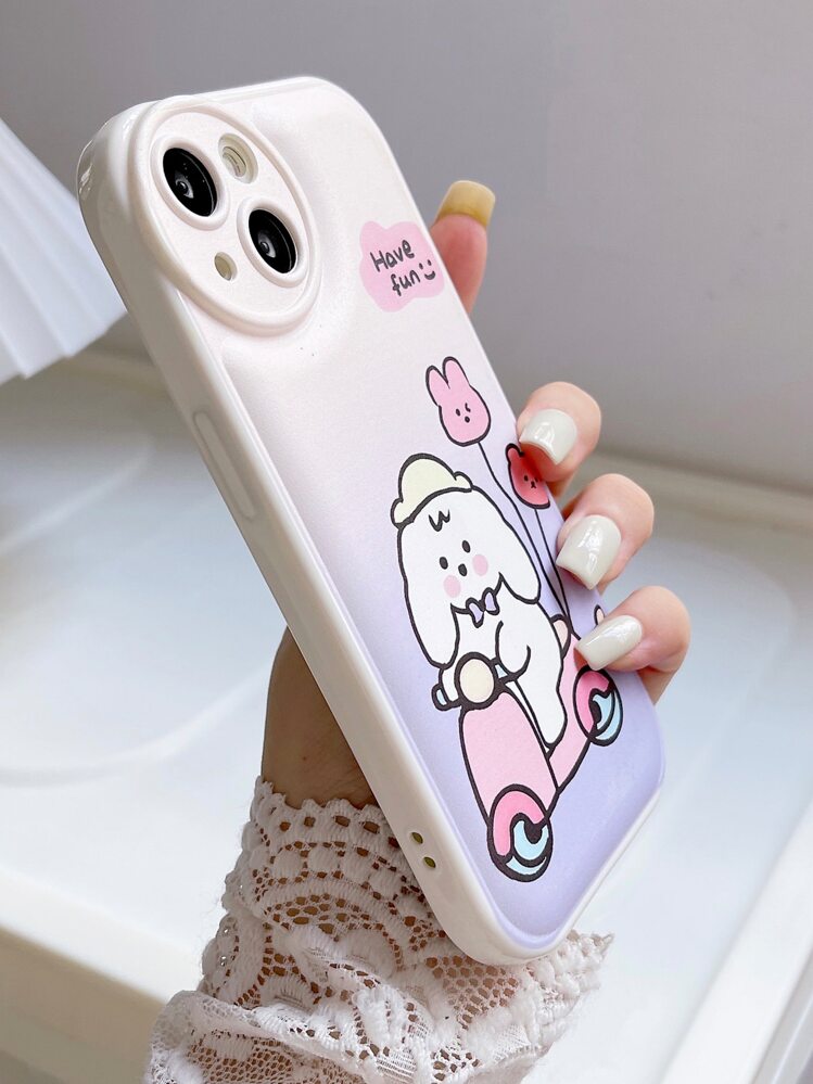 Cartoon Graphic Phone Case - Multicolor - View 1