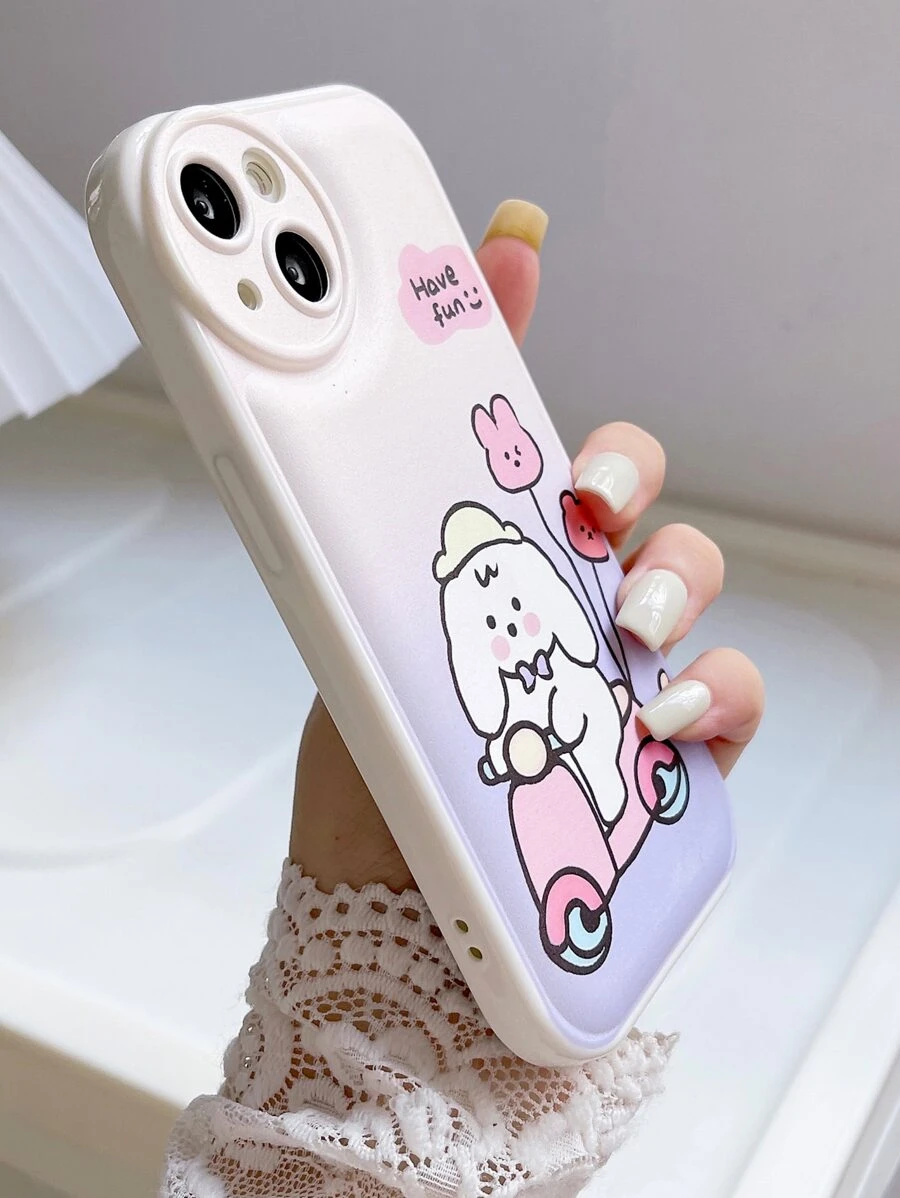 Cartoon Graphic Phone Case - Multicolor - View 1