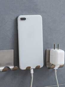 1pc Stainless Steel Wall Hook - Grey - View 2