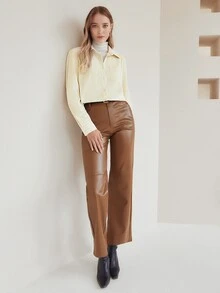 MOTF PREMIUM CORDUROY EMBROIDERY SHIRT - Beige - View 7