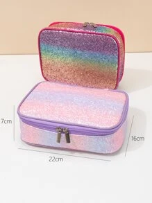 1 cái Long lanh Chi tiết Túi bút chì màu ngẫu nhiên - Nhiều màu - Xem 3