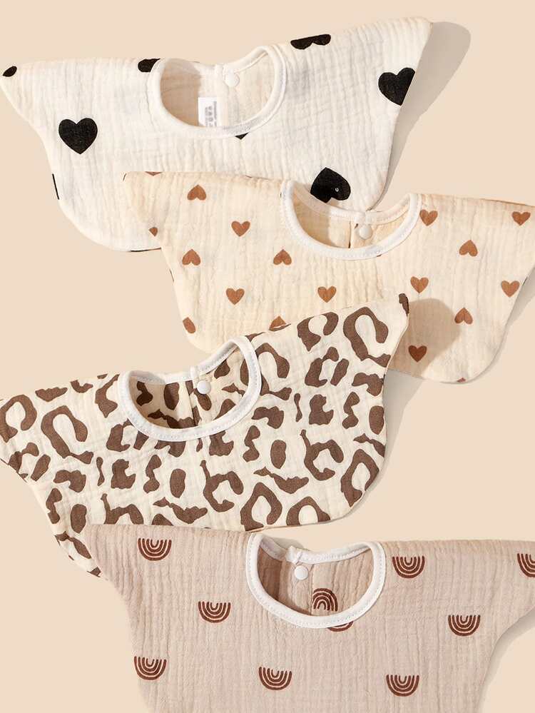 2入組嬰兒隨機圖案圍兜 - 彩色 - 查看 7