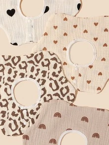 2入組嬰兒隨機圖案圍兜 - 彩色 - 查看 15