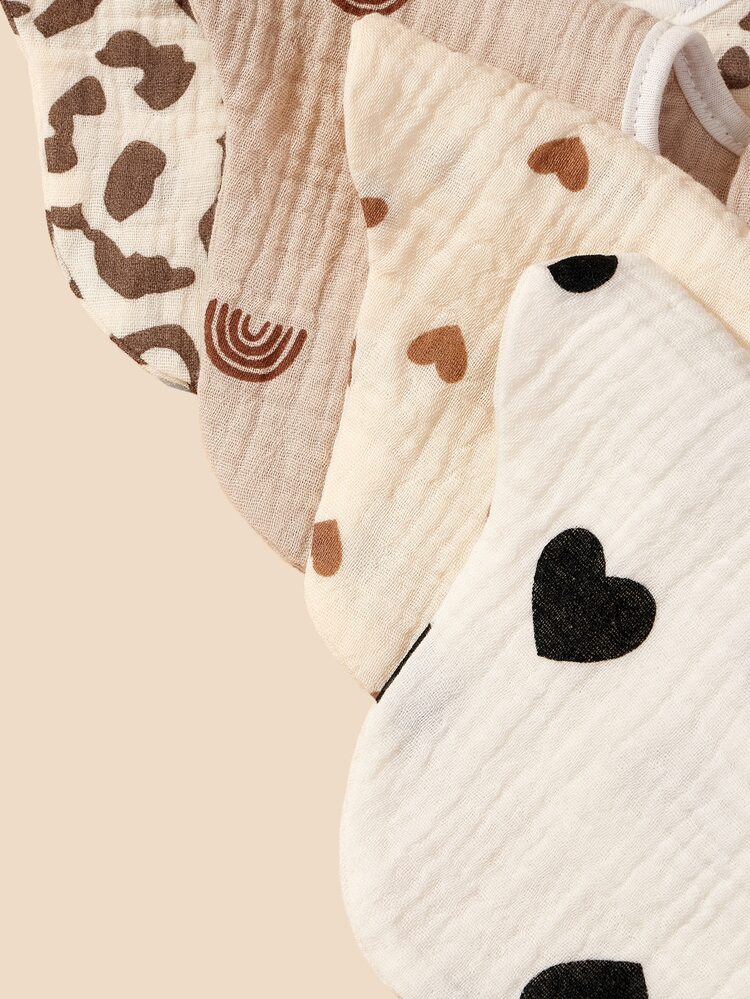 2入組嬰兒隨機圖案圍兜 - 彩色 - 查看 12