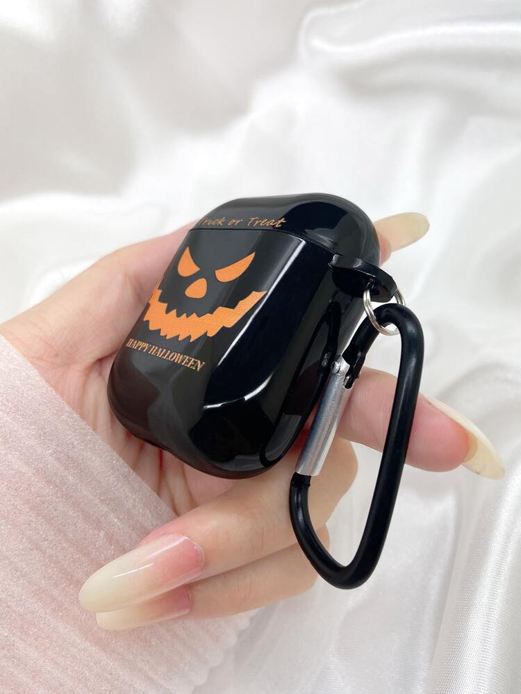 Funda compatible con Airpods Halloween con estampado de dibujos animados - Multicolor - Añade 5