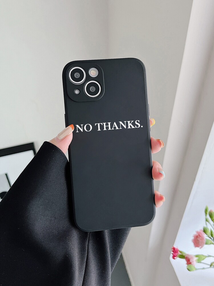 Hộp đựng điện thoại hình chữ cái - Đen và trắng - Xem 1