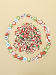 1pack Christmas Santa Claus & Sock Design Bead - Multicolor - View 2