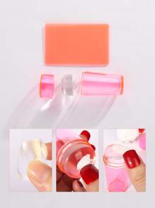 1入組美甲印章 - 粉色 - 查看 4