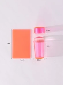 1入組美甲印章 - 粉色 - 查看 5