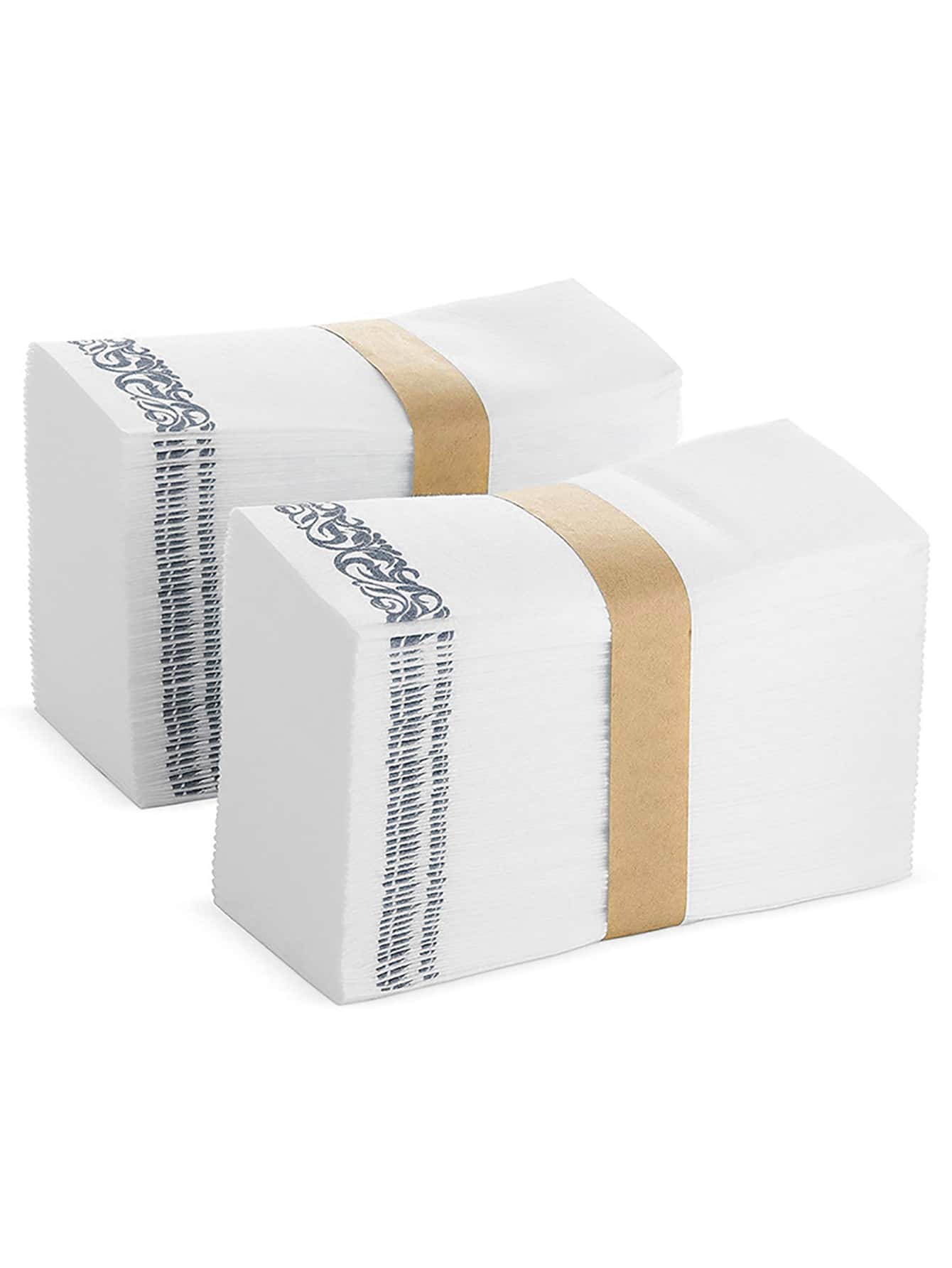 10/50 Pack  Paper Napkins Guest Towels Disposable Premium Quality 3-ply Dinner Napkins Soft, Absorbent, Party, Wedding Napkins for Kitchen, Parties, Dinners or Events - Multicolor - View 1