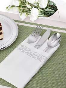 10/50 Pack  Paper Napkins Guest Towels Disposable Premium Quality 3-ply Dinner Napkins Soft, Absorbent, Party, Wedding Napkins for Kitchen, Parties, Dinners or Events - Multicolor - View 3