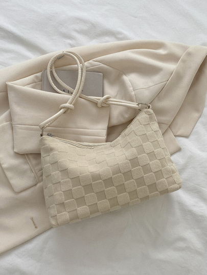 Minimalist Zipper Hobo Bag shoulder bag,crossbody bag,cross body bag funny,cute,classic Plush dumpling bag women,ladies,lover,for school travel,work & office,weekend and holiday,school,travel holiday essentials