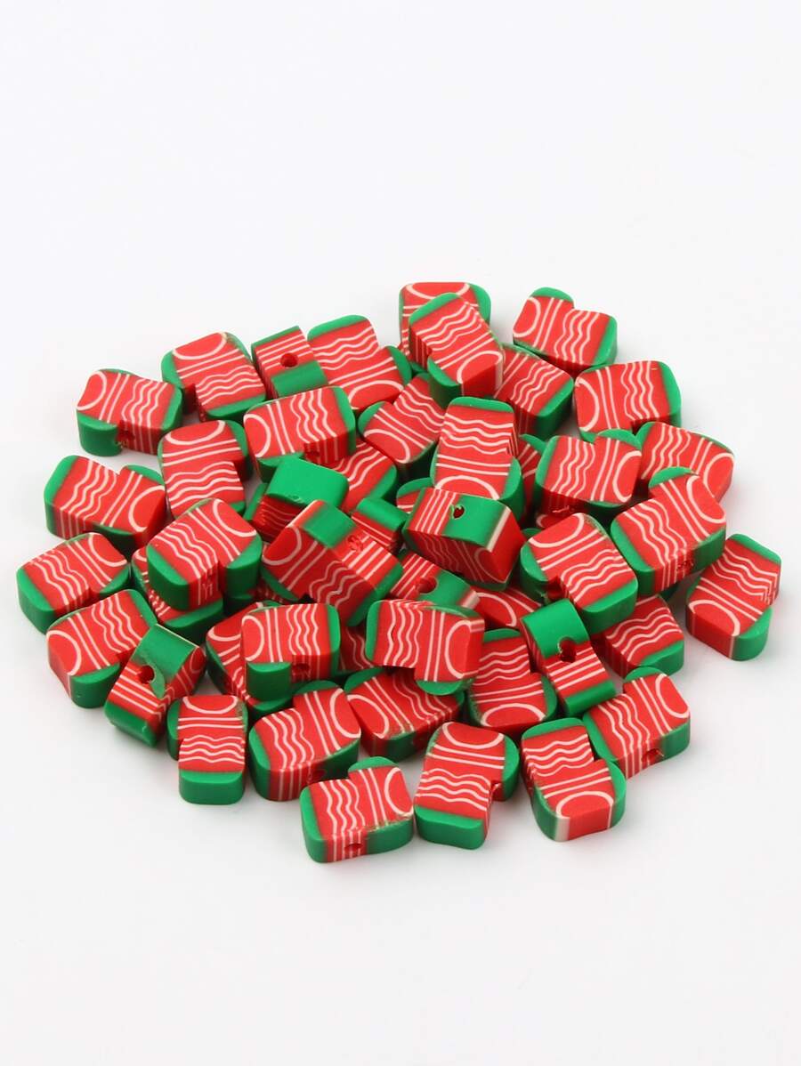 50pcs Christmas Sock Design DIY Bead - Multicolor - View 1