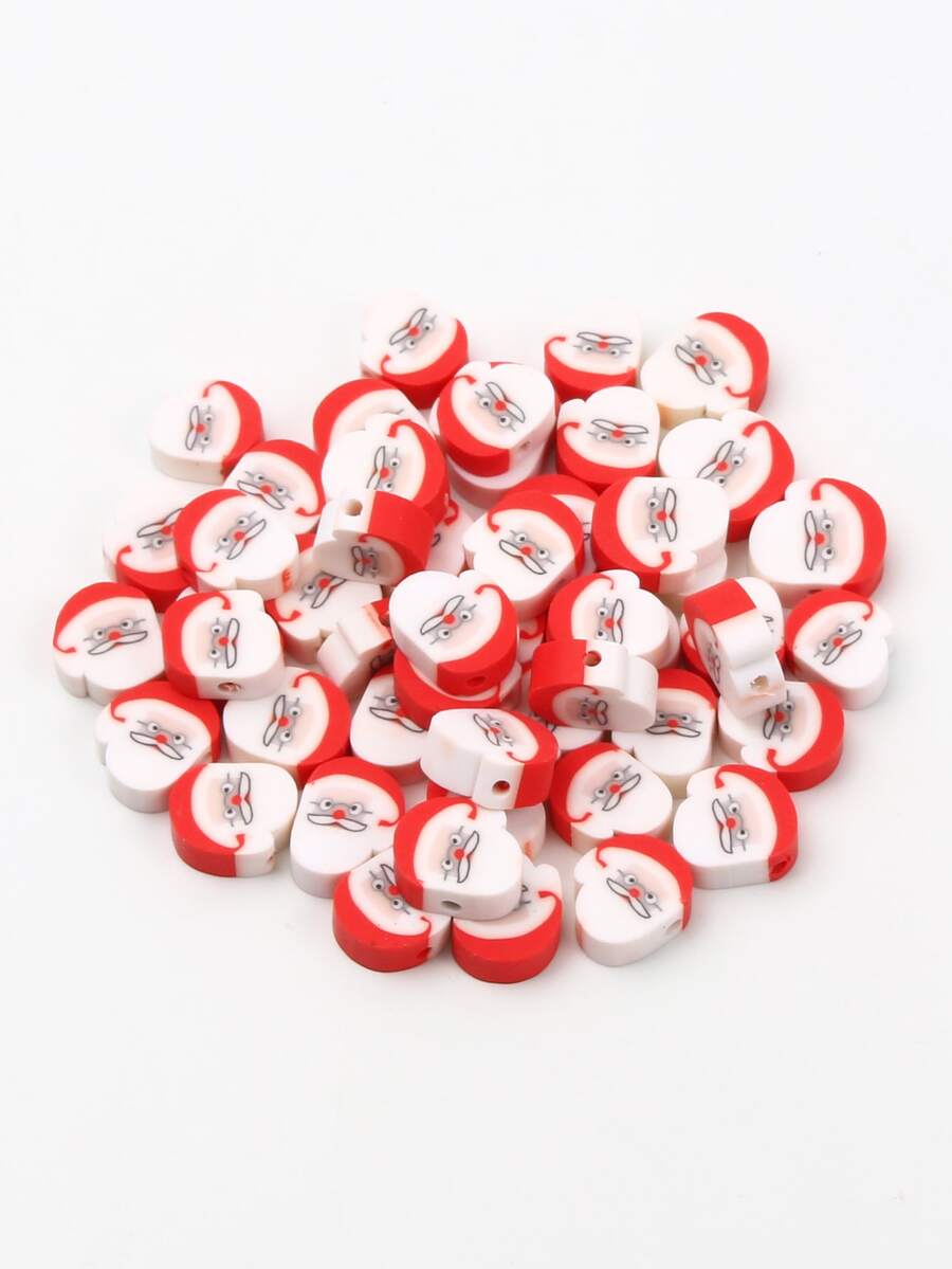 50pcs Christmas Figure Design DIY Bead - Multicolor - View 1
