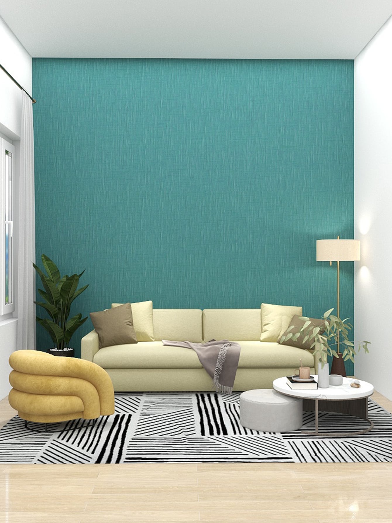 1ロール 単色 壁紙