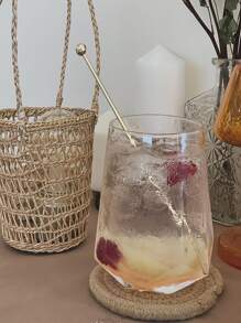 4 piezas Agitador de cóctel de acero inoxidable - Dorado - Ver 4