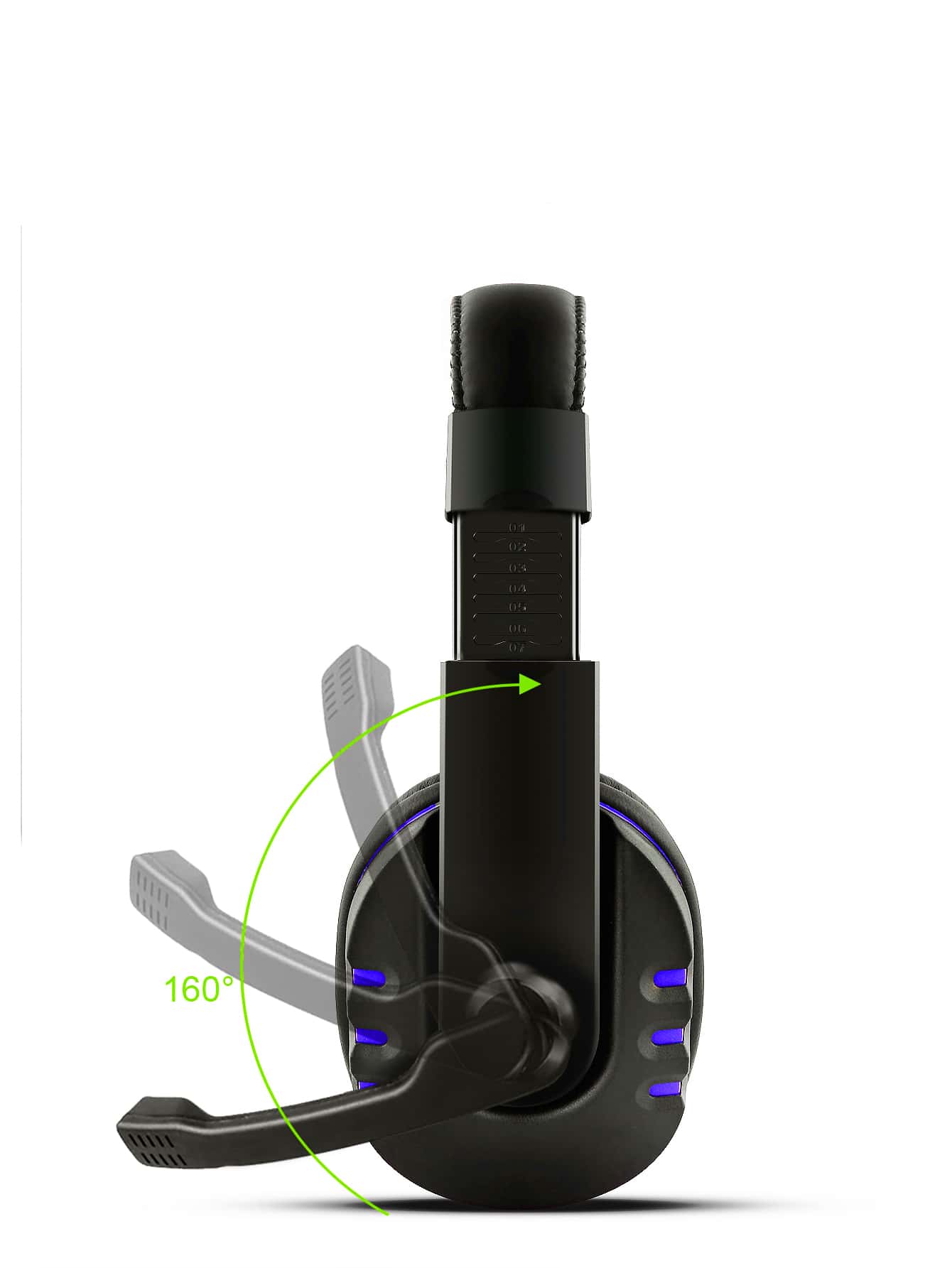 BATXELLENT سماعات رأس للكمبيوتر التعليمي