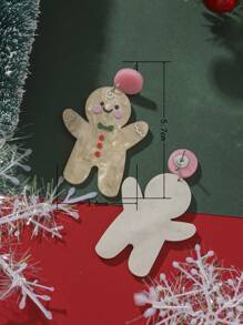 Bông tai thả bánh gừng giáng sinh - Nhiều màu - Xem 3