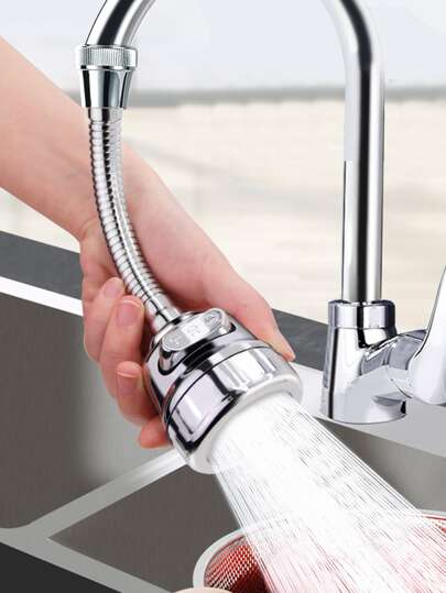New Flexible Faucet Sprayer Turbo Flex 360 Sink Faucet Sprayer Jet Stream Faucet Extension Part Bathroom Kitchen Accessories Kitchen Items Kitchen Accessories Kitchen Tools