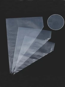 100 Piezas/pack Bolsa De Pastelería Desechable Para Decoración De Pasteles/horneado(12inch/14inch/16inch) - transparente - Ver 4