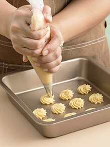 100 Piezas/pack Bolsa De Pastelería Desechable Para Decoración De Pasteles/horneado(12inch/14inch/16inch) - transparente - Ver 5