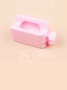 FULL BEAUTY 1 hộp đựng bột nhũ móng tay, đồ dùng làm móng, dụng cụ làm móng, dụng cụ làm móng, trở lại trường, móng tay, dụng cụ làm móng để dán móng tay - Hồng - Xem 2