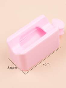 FULL BEAUTY 1 hộp đựng bột nhũ móng tay, đồ dùng làm móng, dụng cụ làm móng, dụng cụ làm móng, trở lại trường, móng tay, dụng cụ làm móng để dán móng tay - Hồng - Xem 3