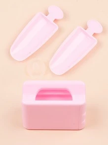 FULL BEAUTY 1 hộp đựng bột nhũ móng tay, đồ dùng làm móng, dụng cụ làm móng, dụng cụ làm móng, trở lại trường, móng tay, dụng cụ làm móng để dán móng tay - Hồng - Xem 4