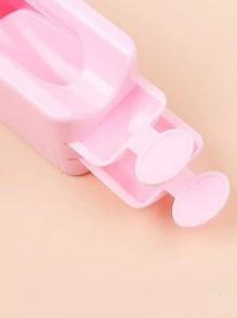 FULL BEAUTY 1 hộp đựng bột nhũ móng tay, đồ dùng làm móng, dụng cụ làm móng, dụng cụ làm móng, trở lại trường, móng tay, dụng cụ làm móng để dán móng tay - Hồng - Xem 6