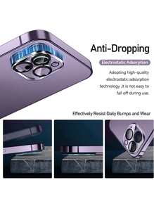 相机镜头保护膜 适用于 15/15Pro/15Plus/15Promax 防水防震防摔防刮防指纹全覆盖 - 無色 - 查看 4