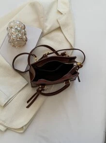 Túi đeo chéo Nữ - Cà phê nâu - Xem 4