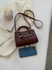 Túi đeo chéo Nữ - Cà phê nâu - Xem 5