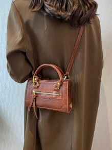 Túi đeo chéo Nữ - Cà phê nâu - Xem 7