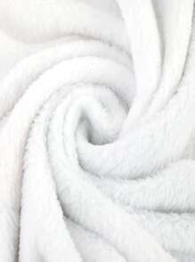 貓和標語圖案毯子 - 彩色 - 查看 5