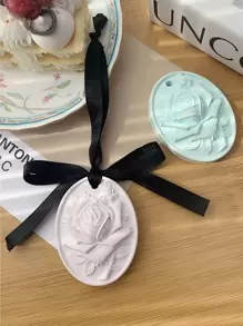 1pc Rose Design DIY Silicone Mold - Pink - View 1