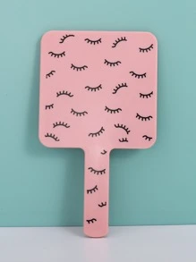 1pc New Style Cartoon Allover Print Portable Handheld Makeup Mirror With Handle, Mini High-Definition Mirror, Convenient For Touch- On The Go, Fits In Handbag,Makeup,Cheap,Room Decor,Vanity,Travel,Bedroom,Makeup Accessories,Mirror,Vanity Mirror,Mini Mirror,Compact Mirror,Mirror Small,Hand Mirror,Cheap,Stocking Stuffers,Makeup,Makeup Tools,Cheap Stuff,Gifts,Gifts For Women,Christmas Gifts - Multicolor - View 4