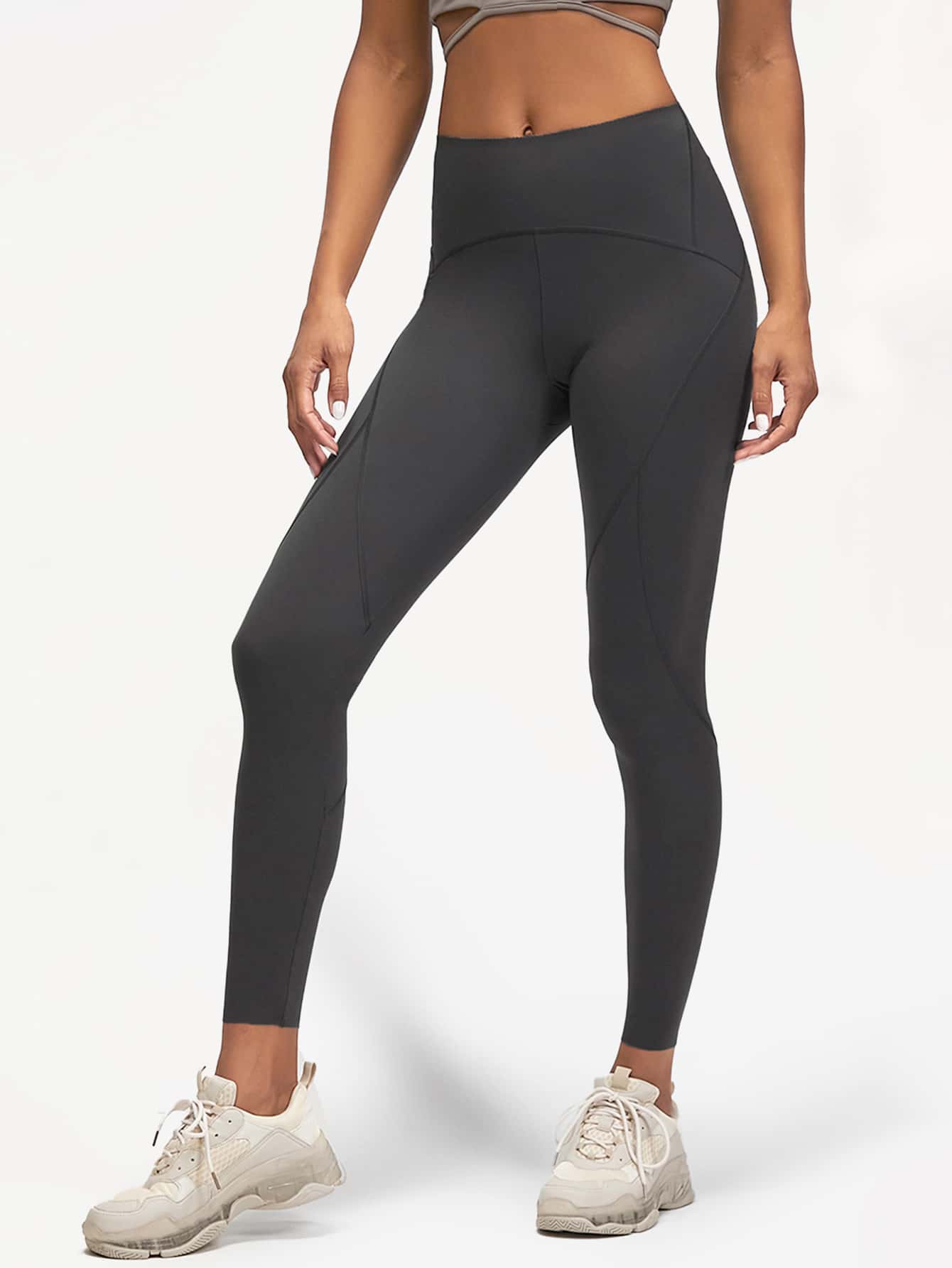 26" Powersculpt™ Lace Waist Leggings