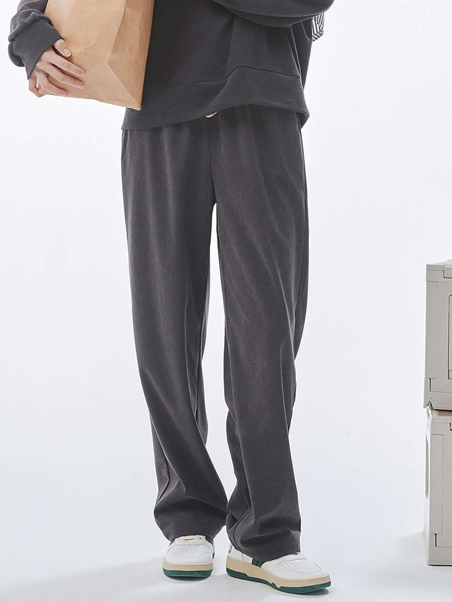 DAZY 腰部抽繩斜口袋長褲