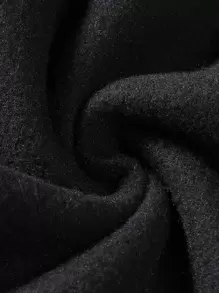 ROMWE MEN Goth Guys Letter Butterfly & Skull Graphic Sweatshirt - Black - View 3