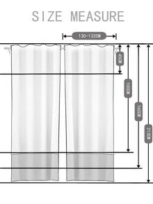 Christmas Slogan Graphic Single Panel Curtain - Multicolor - View 5