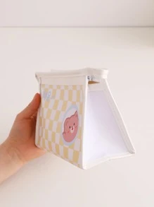 1入組卡通圖案隨機筆袋 - 彩色 - 查看 4