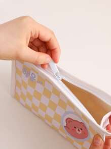 1入組卡通圖案隨機筆袋 - 彩色 - 查看 7